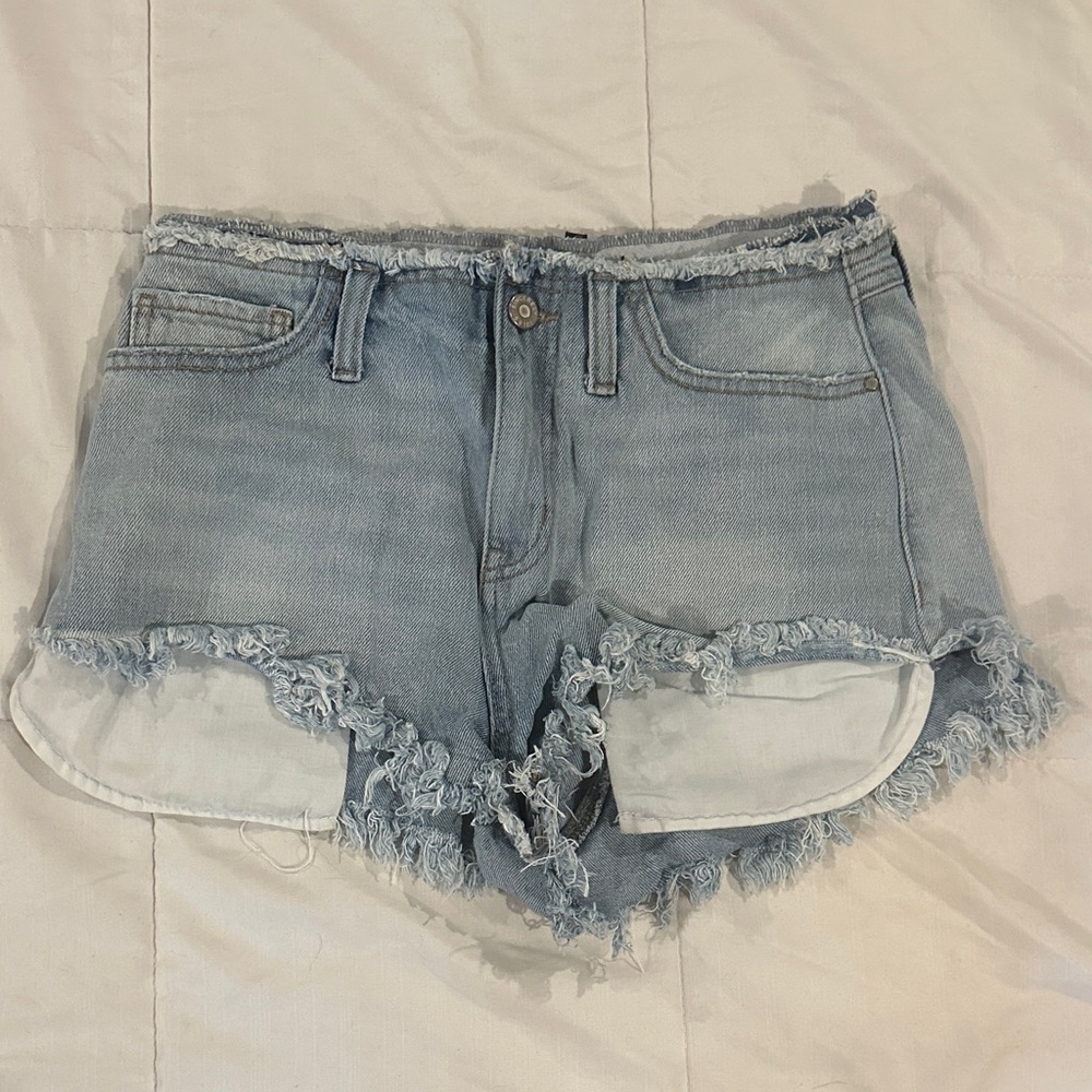 Sincerely Jules Distressed Denim Shorts